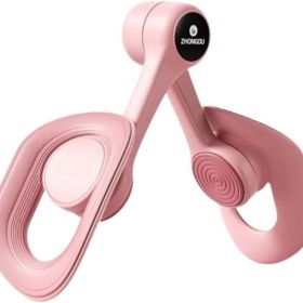 Pink Pelvic Floor Strengthener for Women and Men.Inner Thigh Exerciser for Women,Inner Thigh Muscle Master Exercise Devices