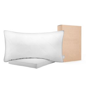 Bed Pillows for Sleeping, Set of 2, King Size Luxury Quality Hotel Pillows with Original Down Alternative Filling, Supportive and Fluffy