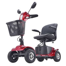 Heavy-Duty 4 Wheel Mobility Scooter for Adults & Seniors - Folding Electric Powered Mobility Scooter & 12 Mile Long Range